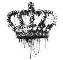 black and white crown